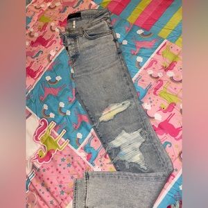 Amiri Distressed Skinny Jeans